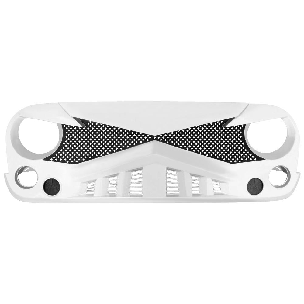 Hawke Grille - White for 07-18 Jeep Wrangler JK