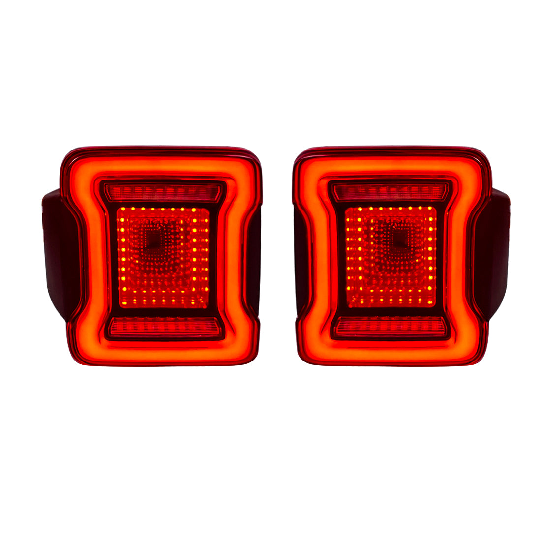 Red Lens Tunnel Tail light for 07-18 Jeep Wrangler JK/JKU