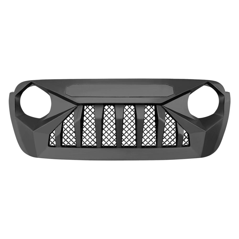 Demon Grille - Matte Black for 18-21 Wrangler JL & Gladiator JT w/o TrailCam