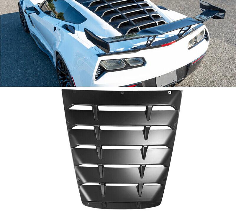 Rear Window Louver-Matte Black for 2014-2019 Chevy Corvertte