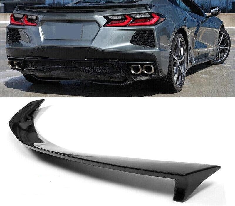 Z51 Low Profile Style Rear Trunk Spoiler-Glossy Black for 2020-2023 Corvette