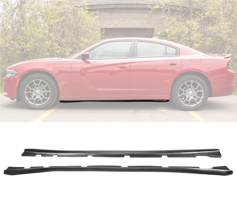 Side Skirts Extension Rocker Panel-Matte Black for 2011-2023 Dodge Charger