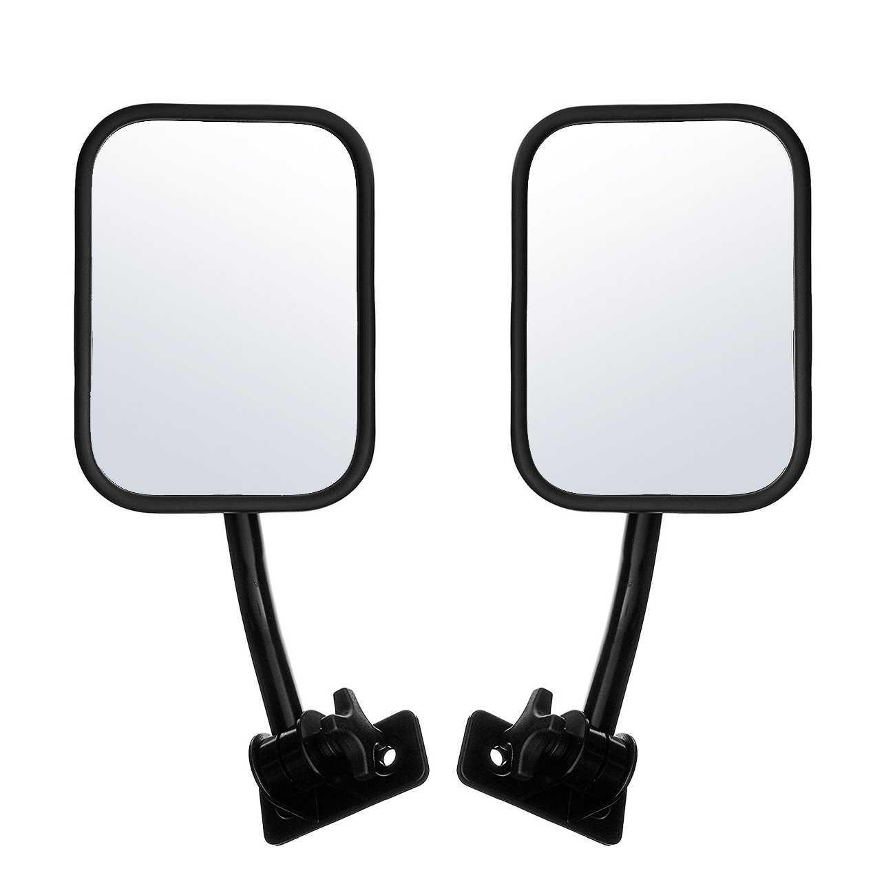 Rectangular Side Mirrors  for 07-18 Jeep Wrangler JK/ JKU