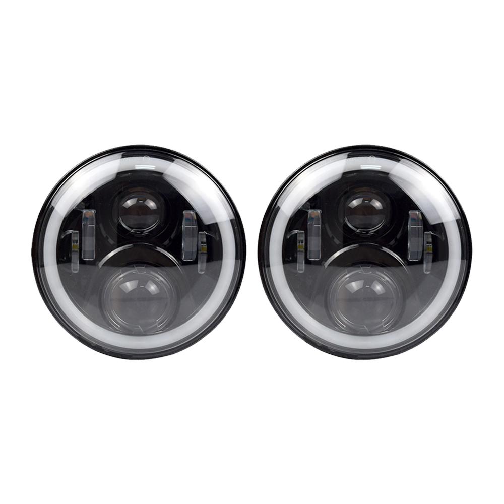 RGB Halo Headlights for 97-18 Jeep Wrangler TJ/ JK