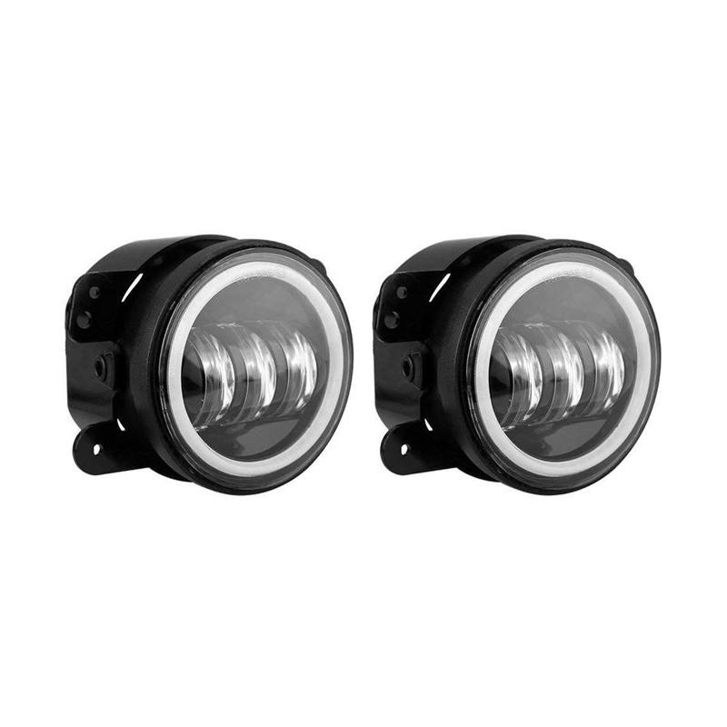 RGB Halo Fog Lights for 97-18 Jeep Wrangler TJ/ JK