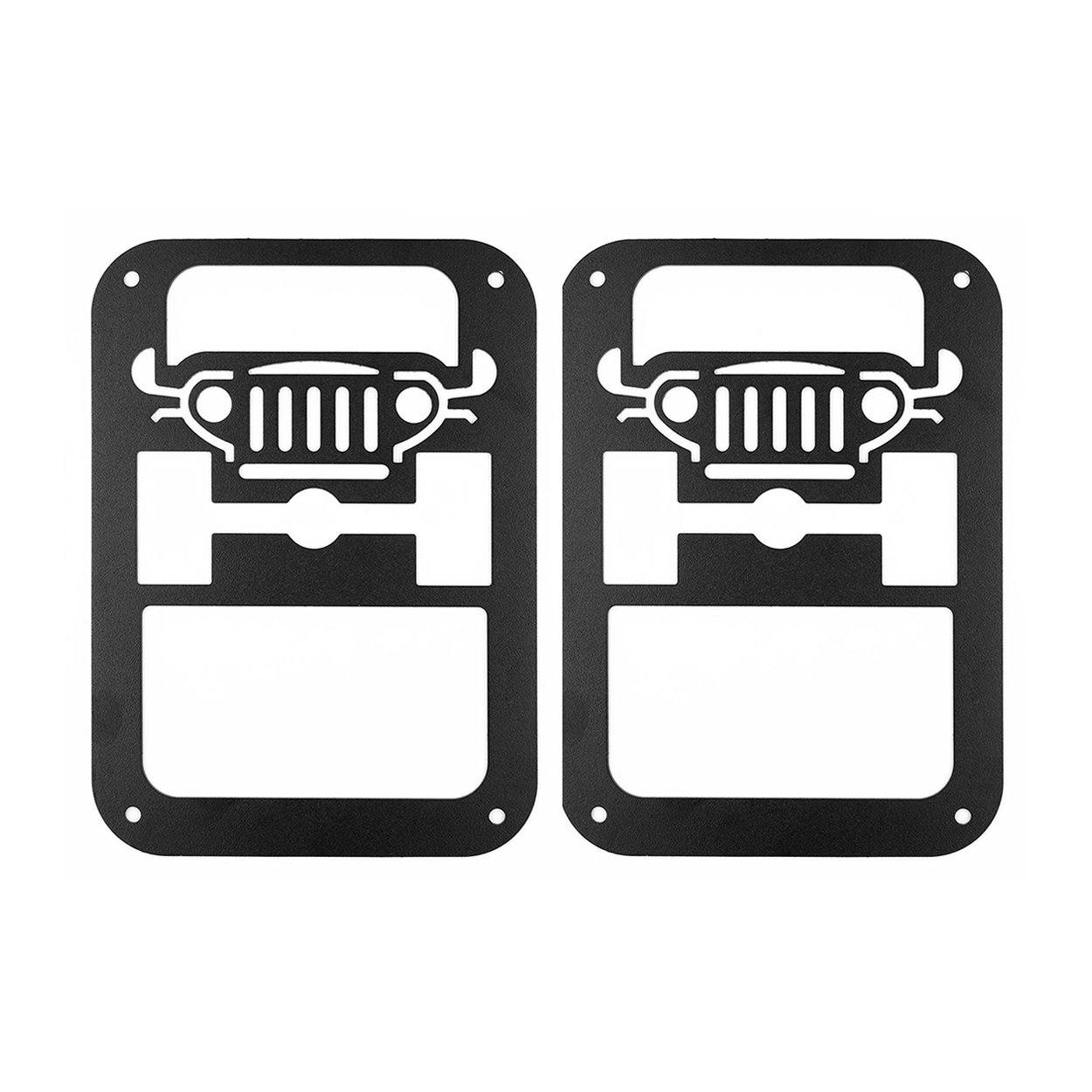 Tail Light Guards for 07-18 Jeep Wrangler JK/ JKU