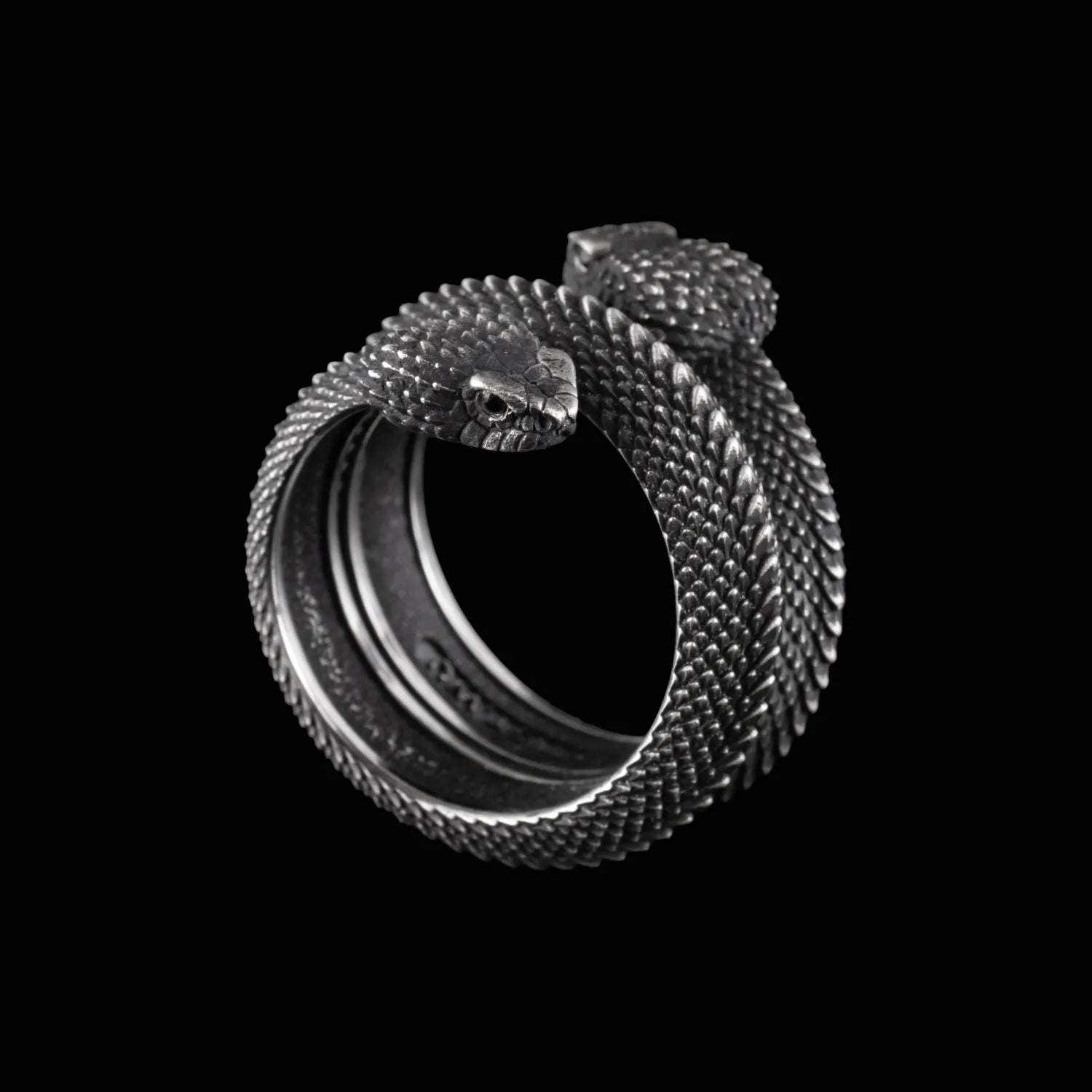 Amphisbaena Triple Layer Ring