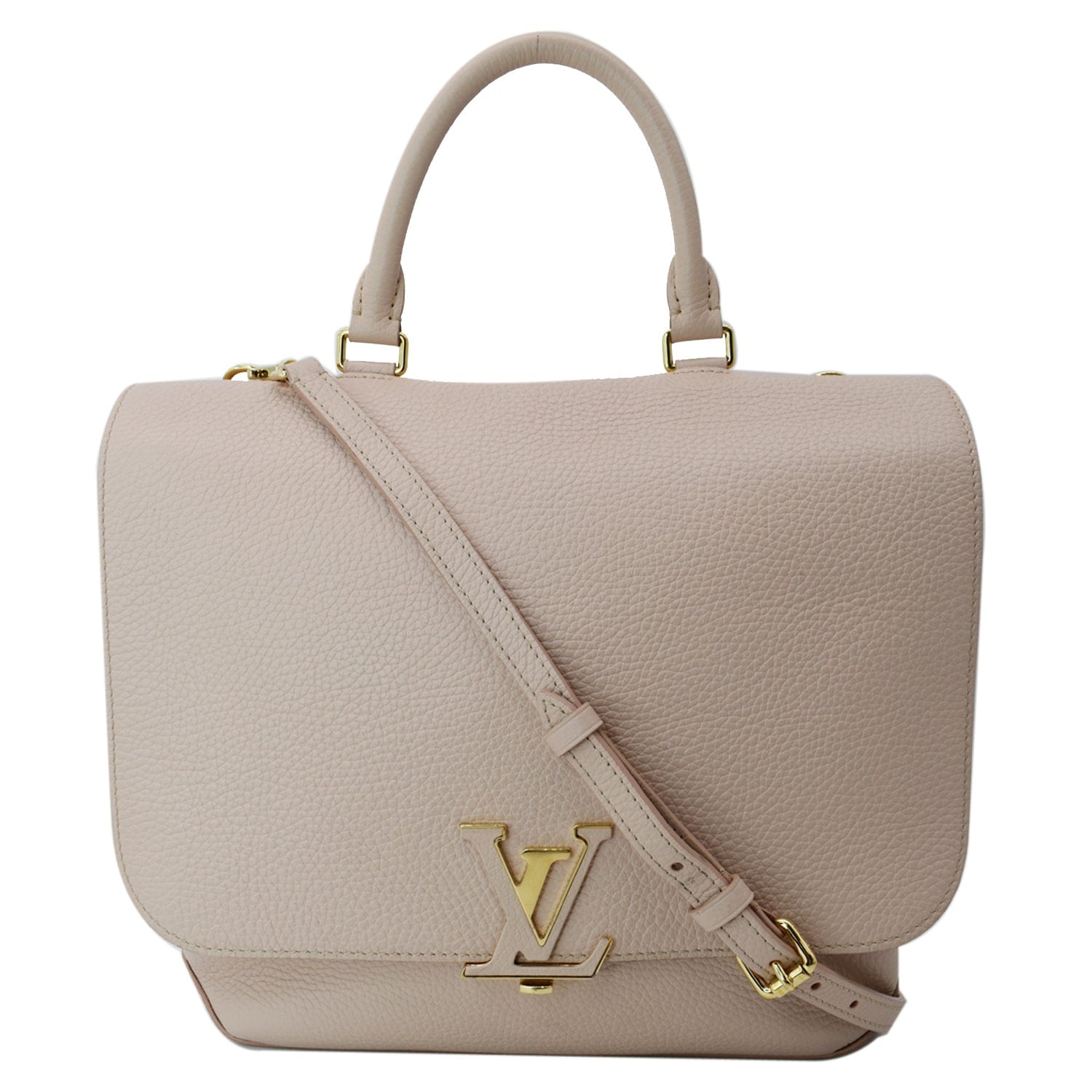 LOUIS VUITTON Volta Taurillon Leather Shoulder Bag Petale