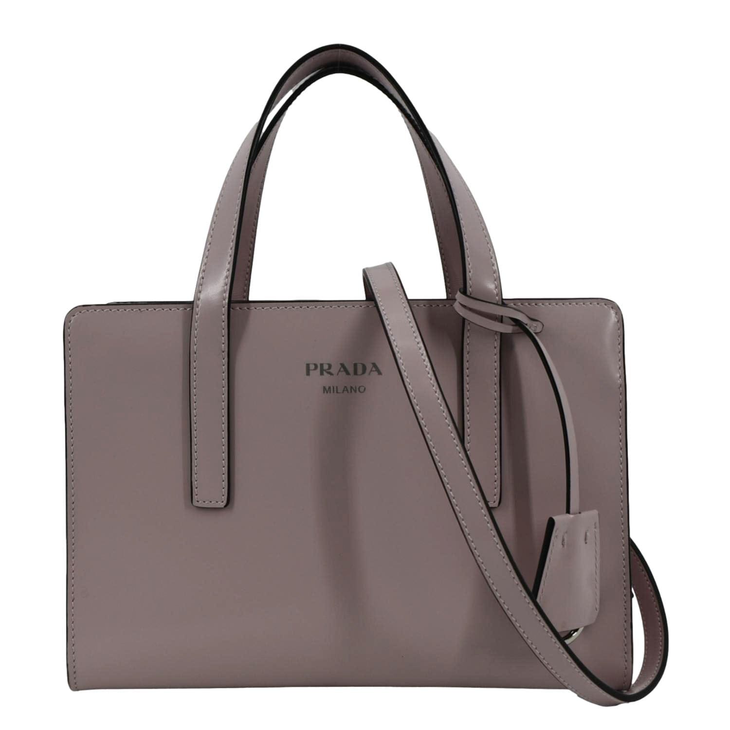 PRADA Re-Edition 1995 Brushed Leather Shoulder Bag Light Pink