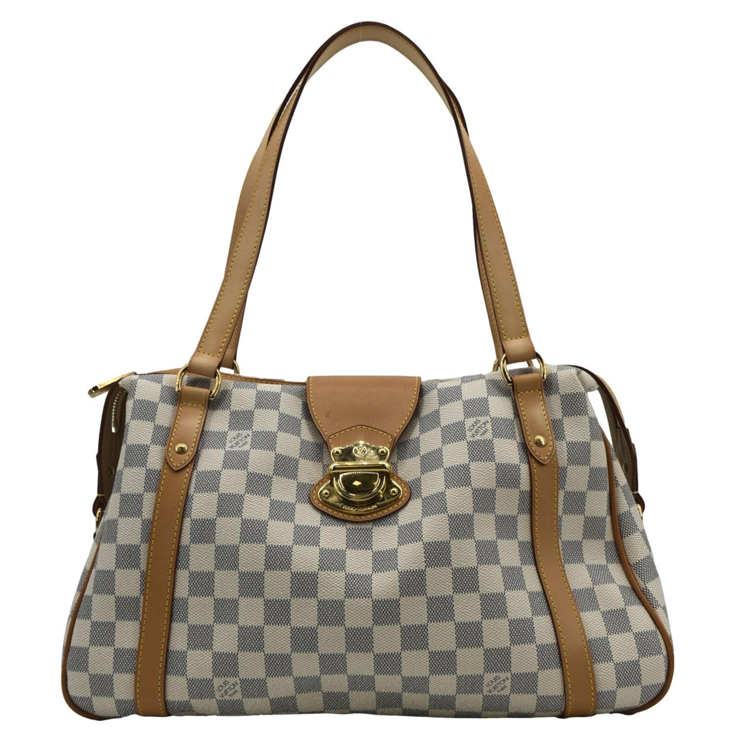 LOUIS VUITTON Stresa PM Damier Azur Shoulder Bag White