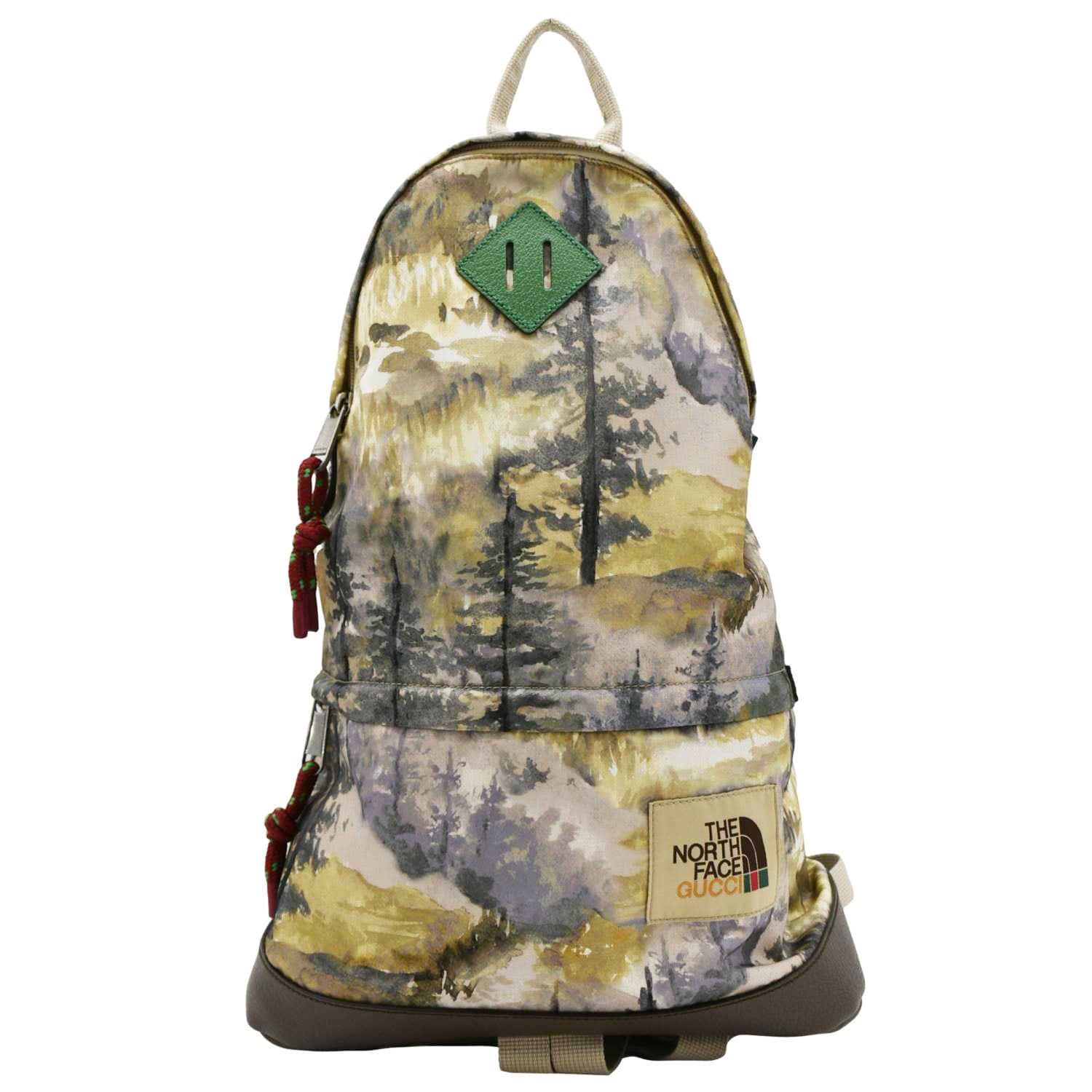 GUCCI x The North Face Mountain Print Nylon Backpack Multicolor