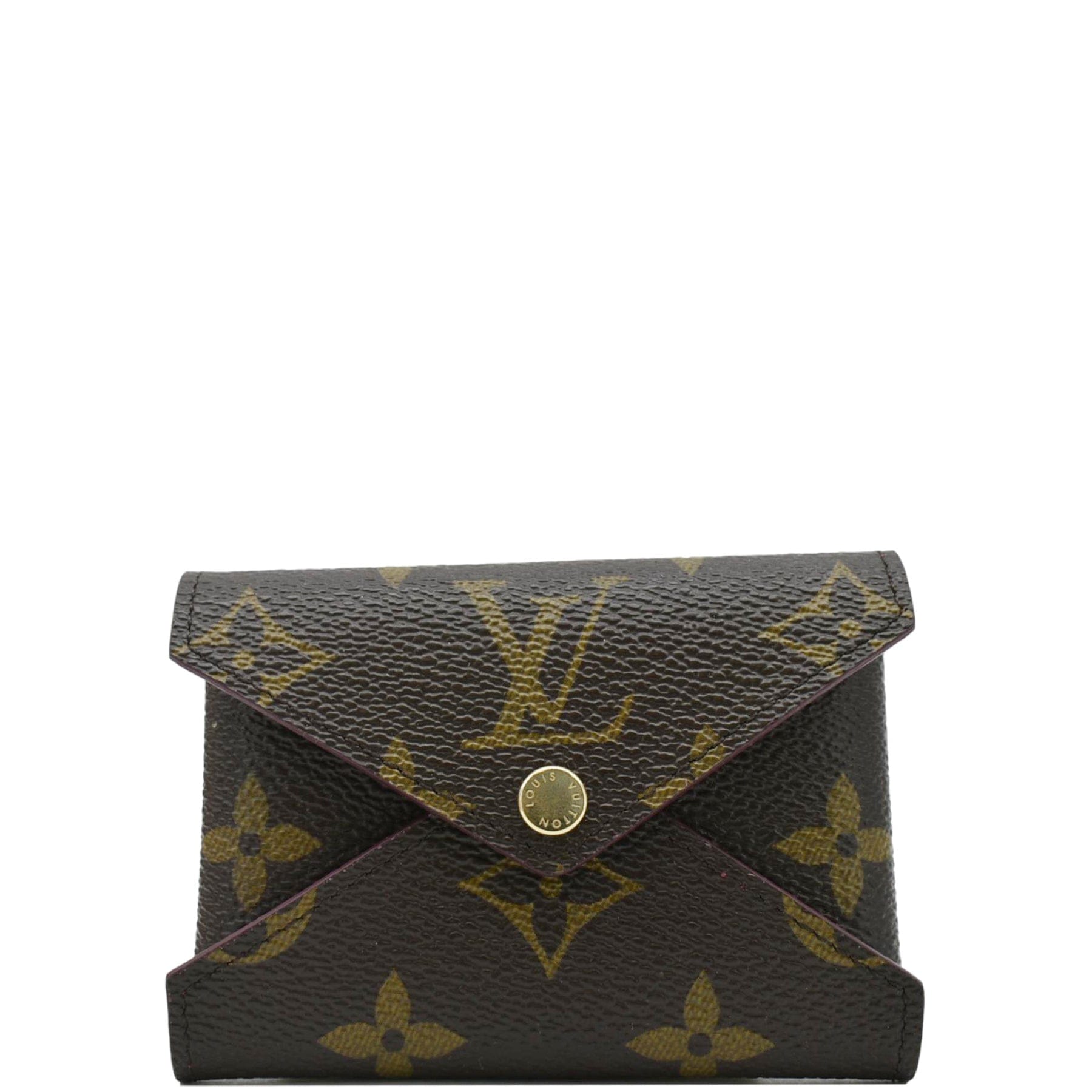 LOUIS VUITTON Kirigami Small Monogram Canvas Pochette Clutch Brown