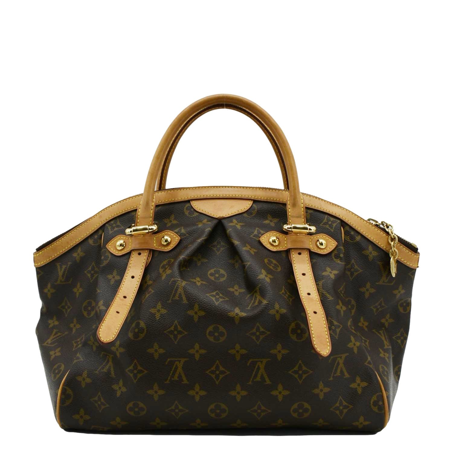 LOUIS VUITTON Tivoli GM Monogram Canvas Satchel Bag Brown