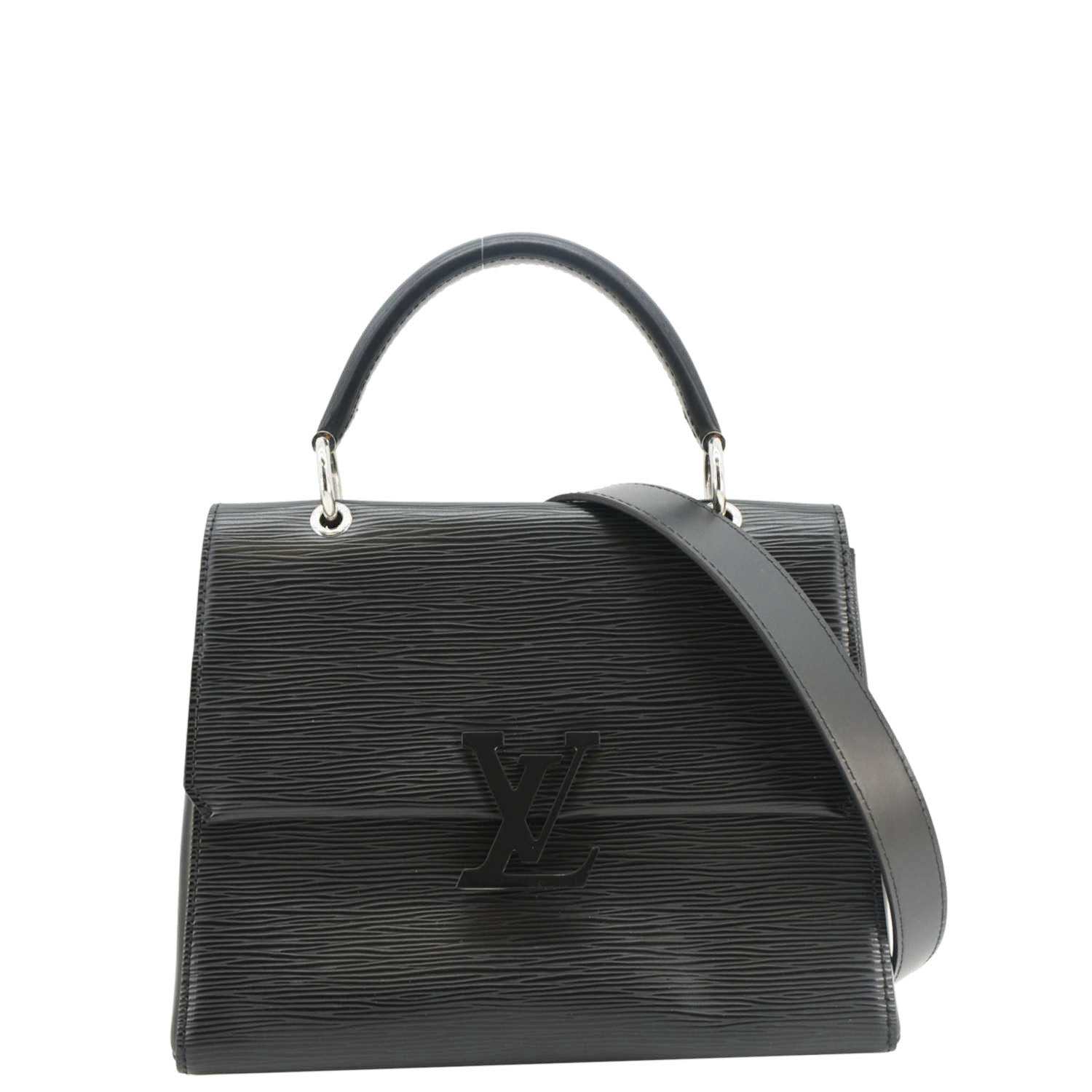 LOUIS VUITTON Grenelle PM Epi Leather Shoulder Bag Black