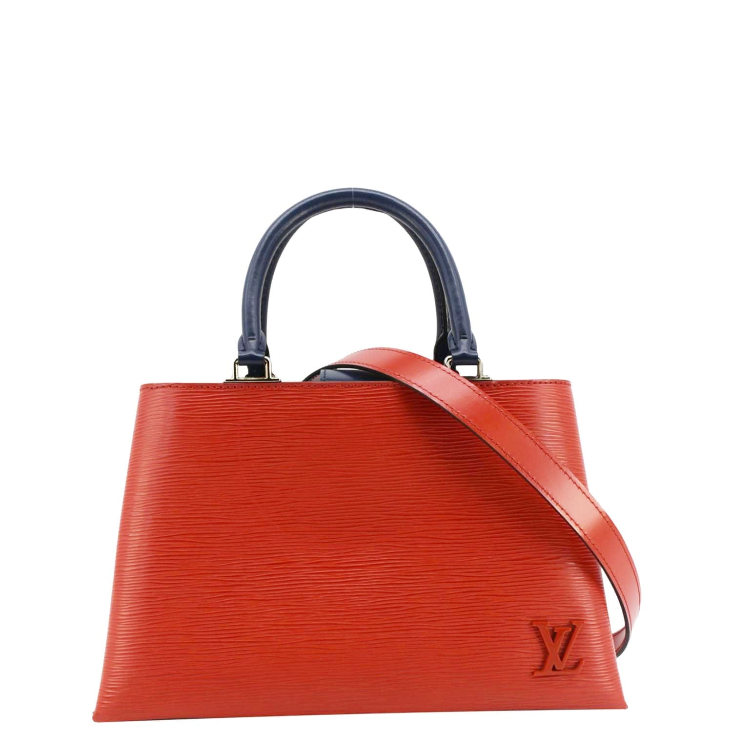 LOUIS VUITTON Kleber PM Epi Leather Shoulder Bag Red