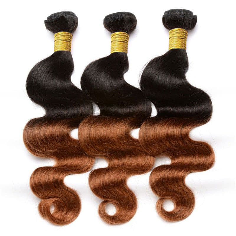 Bundles #1B/30 Body Wave Human Hair