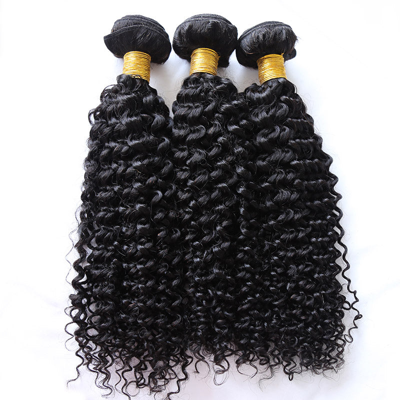 Bundles #1B Kinky Curly Human Hair