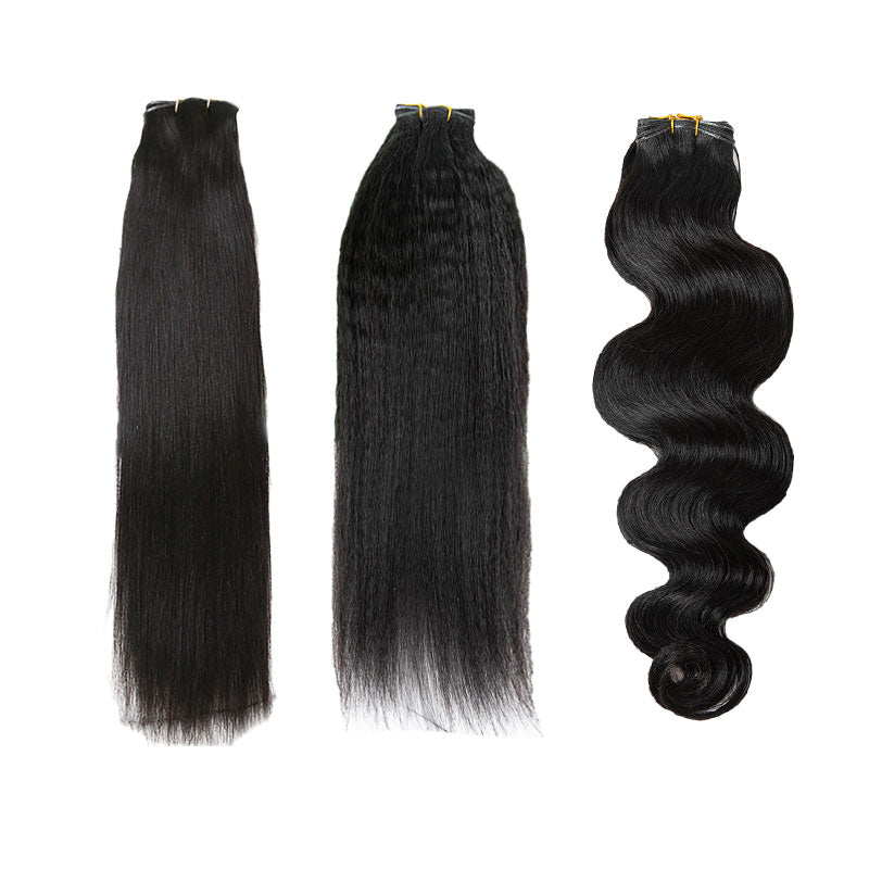 Wholesale-Human Hair Ultra Thin Genius Weft Bundles