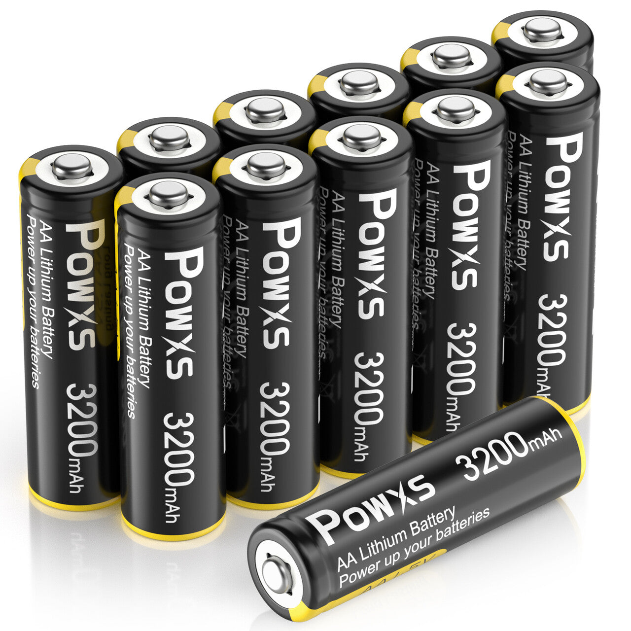 POWXS 1.5V AA Lithium Batteries 3200mAh