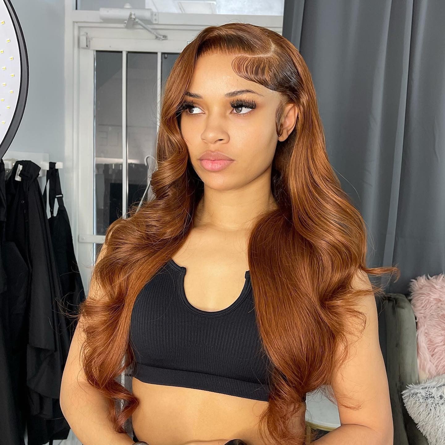 Light Brown #5 Wigs body wave Wig 13×4 Lace Front Wig Wig