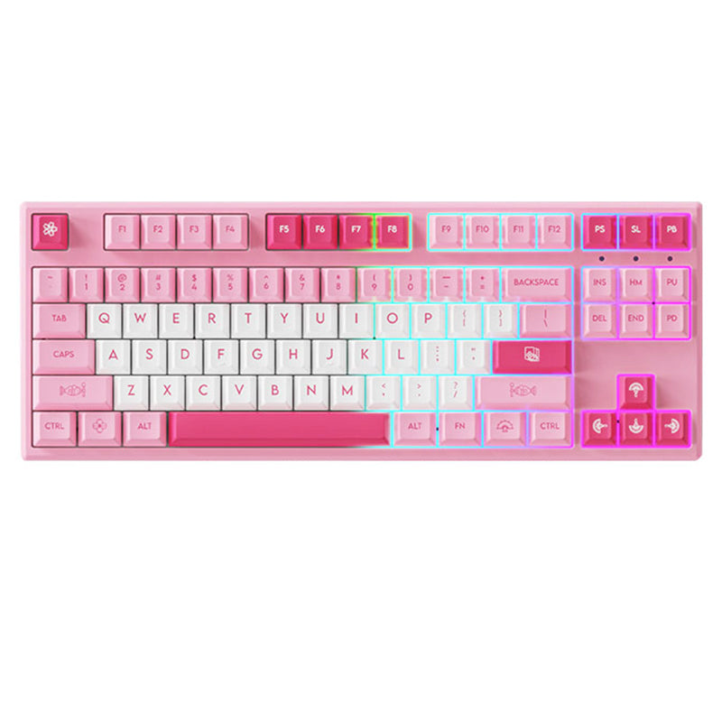 ACGAM 6087 Pink TKL Mechanical Keyboard