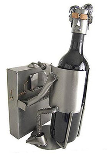 Piano Player Wine Bottle Caddy